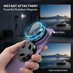 Anti Glare Magnetic Phone Filter
