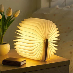 LED WOODEN BOOK LAMP