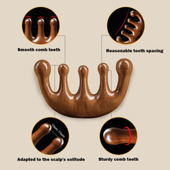 Wooden Scalp Massager