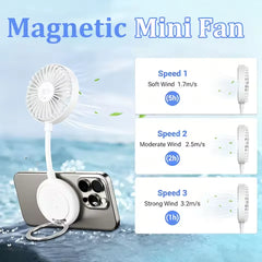 Mobile Phone Magnetic Holder Fan